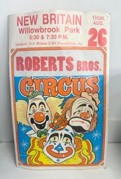 1970s Roberts Brothers Circus Poster