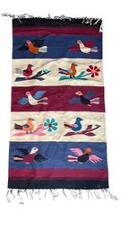 Danish Style Modernist Birds Tapestry Rug