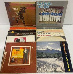 Assortment Of Chilean Vinyl Records Including Los Chavales De Espana