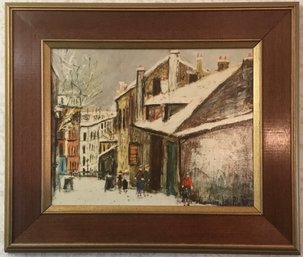 Signed Maurice Utrillo, Maison Mimi, Contemporary French Art