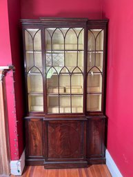 Stunning Antique Cabinet With Lighting