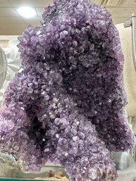 Amethyst Cry Geode, 8 LB 9 OZ, 8 1/2 Inch Tall