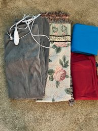 Electric Blanket, Sofa Throw, 2 Felt Throw Blankets