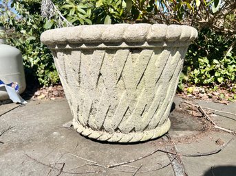 Medium Size Basket Weave Planter (Unit 2)