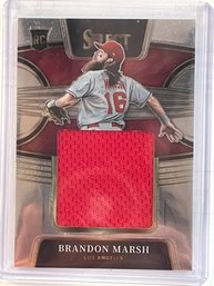 2022 Panini Select Brandon Marsh Rookie Patch Card #RJS-BM