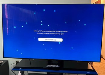 Newer Samsung 65' Flat Screen TV With Remote - See Description