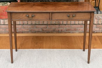 Lovely Two Drawer Console Table