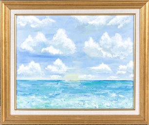 Impressionistic Oil On Canvas, Seascape