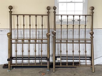 Pair Of Brass Beds Of Virginia Twin Bed Frames