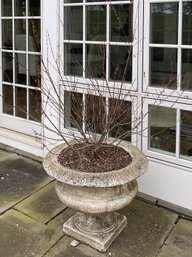 Pair Of Concrete Planters