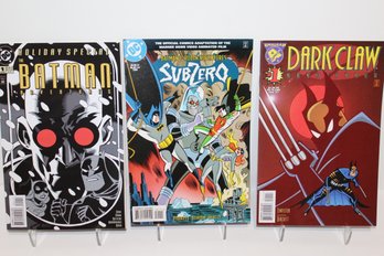 1995 Batman Adventures Holiday Special #1-1997 Dark Claw Adventures-1998 Batman And Robin Adventures Sub-Zero