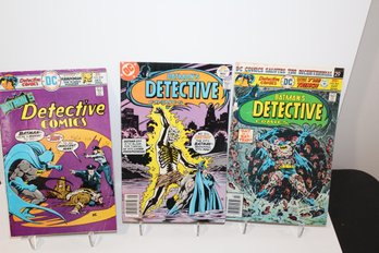 1975 DC Detective Comics (Batman) #454, #461, #469