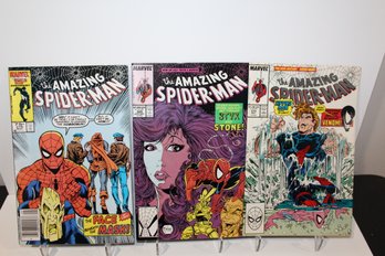1986-1989 The Amazing Spider-man - #276, #309, Return Of Venom #315  Art & Cover By Todd McFarlane.