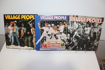 3 By Village People - 1977 Debut - 1979 Live & Sleazy- 1980 Can't Stop The Music Soundtrack