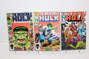 1986-1987 - 3 Comic Incredible Hulk Group - Collectable #330 (1st Todd McFarlane) And #325(iconic Cover!)