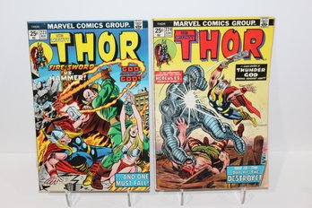 1974 Marvel Thor Issue #223 #224 - 1976 Thor #251 (3)