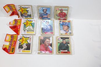 1987 Topps Rack Packs - 3 Rack Packs 48 Cards Ea.