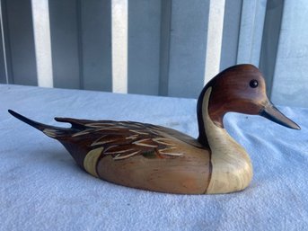 Collectible Big Sky Carvers Duck Of Manhattan And Montana, SIGNED