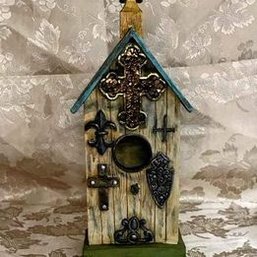 Very Ornamental Ceramic Birdhouse