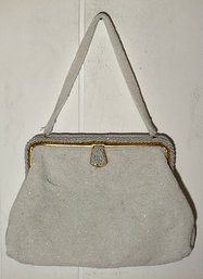Vintage Magid Hand Beaded Bag, Made In Belguim