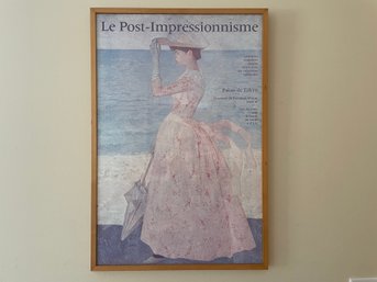 Custom Framed Poster For A Post Impressionist Show In Paris