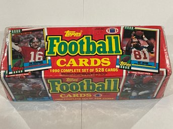 1990 Topps Football Complete Factory Sealed Set.  528 Card Set.