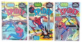 1979 Marvel Comics Spidey Super Stories Lot #40,43,44  Bronze Age