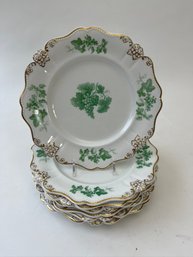 7 Vintage Antique Collectible Georgian English Plates