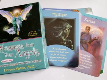 Set Of Oracle Cards 'Messages From Your Angels' Playing Deck In Box With Booklet
