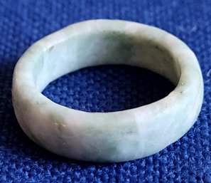 Pretty Natural Stone Jade Band Ring
