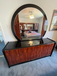 6 Draw Lowboy Dresser With Mirror