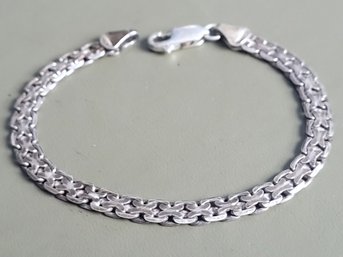Lovely Vintage Sterling Silver Fancy Link Bracelet
