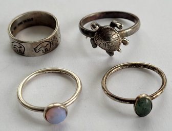 Another Lot Of Mixed Vintage Sterling Silver Rings