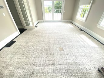 Custom Beige Wool Carpet Five Months Old