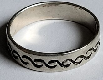 Sterling Silver Celtic Infinity Design Band Ring