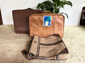 Three Vintage Luggage