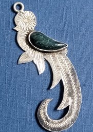 Vintage Sterling Silver Guatemalan Quetzal Bird Pendant