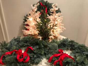 Holiday Wreaths And Trees