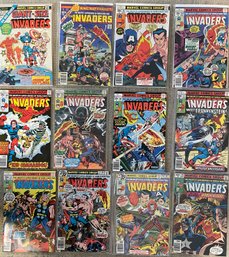 Marvel Comics The Invaders, Lot Of 12 Giant Size 1, King Size Annual 1, 26-34, 40