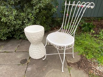 Petite Morning Coffee Garden Chair & Table