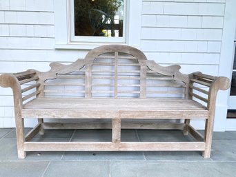 Country Casual Long Teak Bench