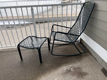Patio Chair With Ottoman