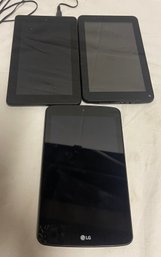 Lot Of Three Tablets Including Kindle Fire