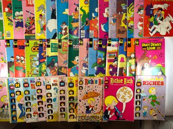 42 Various Comics From The 1970s And Early 80s, Wickman, Harvey, Richie, Rich, See Pics