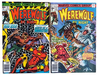 1977 Marvel Comics WEREWOLF BY NIGHT Issues  42 & 43