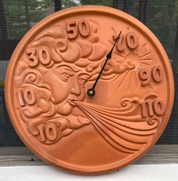 Opus Terracotta Outdoor Thermometer