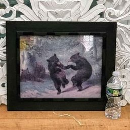 William H. Beard Dancing Bears Framed Art Print