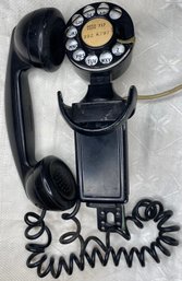 Vintage Bell System Western Electric - Space Saver Wall Phone - Rotary Dial With Ringer Box - F1 Handset
