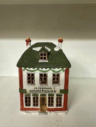 Department 56 Dickens Village Series, Fezziwigs Warehouse, 1986