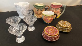 A Group Of New And Vintage  Decorative Items.